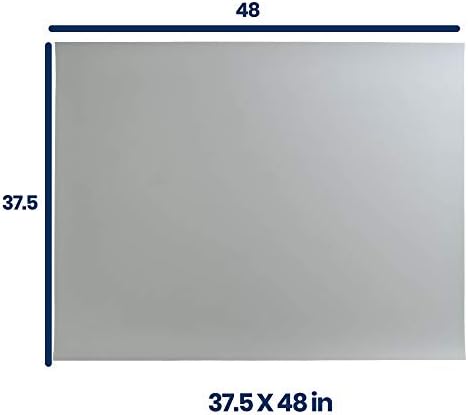 Pacific Arc Vinyl Board Cover. Self Healing and Stain Resistant Gray/White Sheet, 37.5 inches by 48 inches