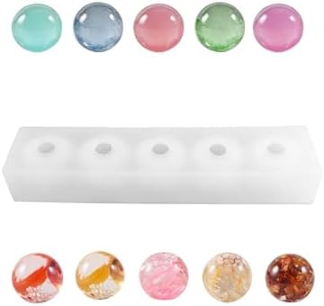 5 Cavity Grape Silicone Mold – Silicone Fruit Mold for Chocolate, Candy, Fondant, Candle, Soap, Resin & Cake Decor, 3D DIY Baking Tool for Parties & Gifts (Grape)