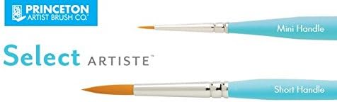 Princeton 10011482 3750TS-10/0 Select Artiste Spot Detailer Angle Paint brush, Synthetic