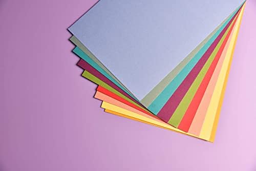 Sizzix Surfacez - Cardstock, 8 1/4" x 11 3/4", 20 Assorted Colors, 80 Sheets, 663007