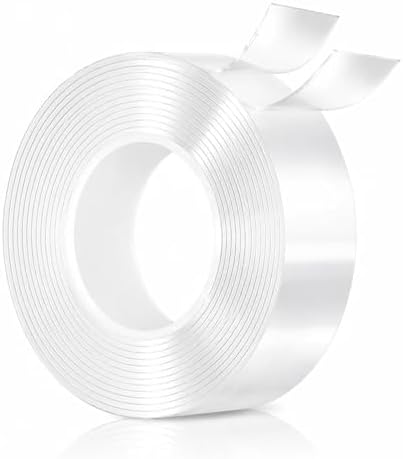 Nano Tape Double Sided Heavy Duty 1''×10Ft Removable Washable No Residue