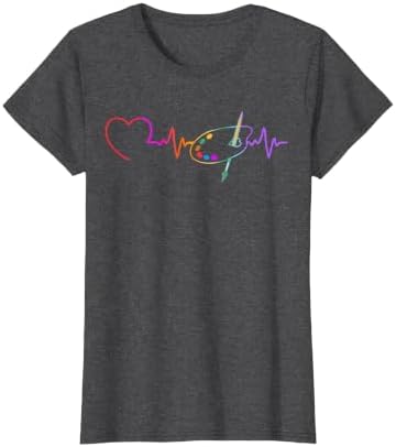 Funny Paint Palette Brush Artist Painter Art Teacher Men Kid T-Shirt