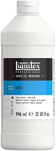 Liquitex Professional Gesso Surface Prep Medium, 946ml (32-oz), White