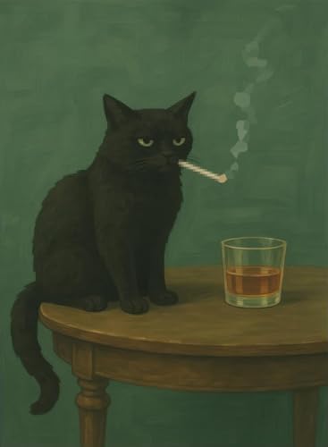 Black Cat Diamond Art Kits for Adult Diamond Painting Kit for Beginner