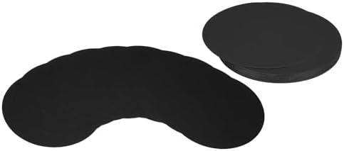 PATIKIL 7inch Circle Card Stock, 36Pcs Round Shape Cutouts Paper Thick Cardstock Coaster for DIY Craft Projects Classroom Bulletin Board Decor, Black