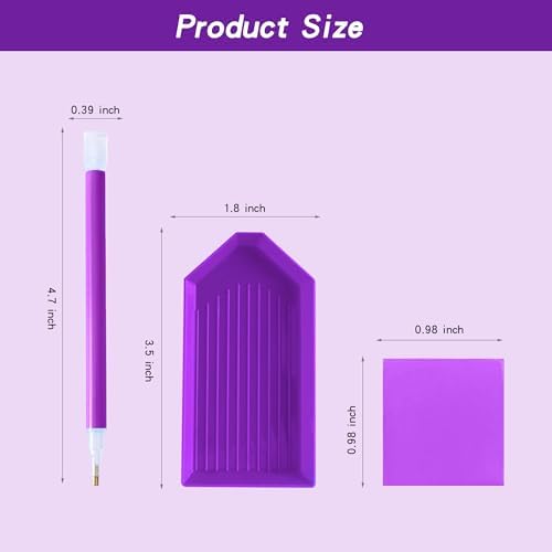 LYMUSUMI 42PCS 5D Diamond Art Painting Tools and Accessories Kits