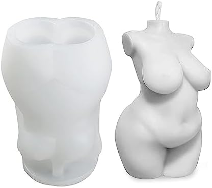 3D Woman Body Candle Mold Silicone Candle Molds for Candle Making DIY Craft