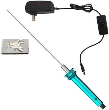 FIRElood Hot Wire Pen, Electric Hot Wire Cutter Pen 20cm, Styrofoam Cutting Hot Pen Hot Wire Cutting Pen for Amateur DIY Heat Cutting Engraving Pen, Art Making, Foam Carving (blue, 200mm)