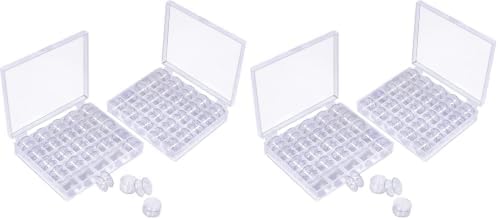 50 Pcs Bobbins, Plastic Bobbins for Brother Sewing Machine, Sewing Bobbins with Bobbin Case, Bobbin for Sin-ger/Bro-Ther, Bobbins for Singer Sewing Machine (Pack of 2)