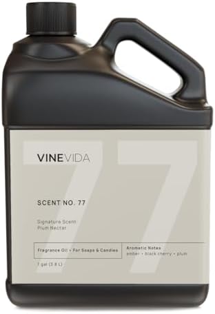 VINEVIDA [128oz] Scent No.77 Fragrance Oil for Candle Making and Soap Making - Premium Candle Scents for Soy Candles