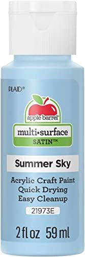 Apple Barrel Multi Surface Acrylic Paint, 2 oz, Summer Sky 2 Fl Oz