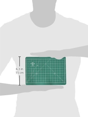 Alvin, Self-Healing Cutting Mat Kit, Double-Sided Mat with Art Knife, GBM Series, Gridded Rotary Cutting Board for Crafts, Sewing, Fabric - 6 inches x 8.5 inches