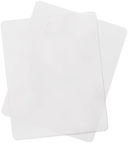 Flexible Plastic Cutting Board Mats (6-Pack) – 12 x 15 Inch, Thin 0.5mm Flexible Mats for Craft, Shelf Liner & General Use