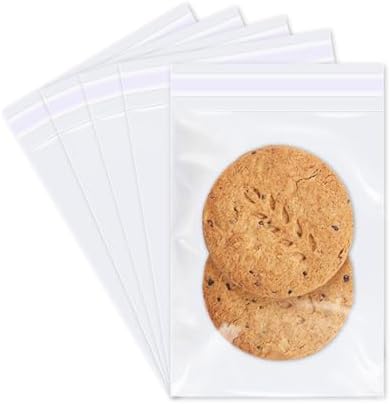 iMailer - 100 Pcs - 3" x 5" Clear Small Cellophane Bags - Self Sealing Cello Plastic Bags for Bakery, Cookies, Photo, Jewelry, Party Favors
