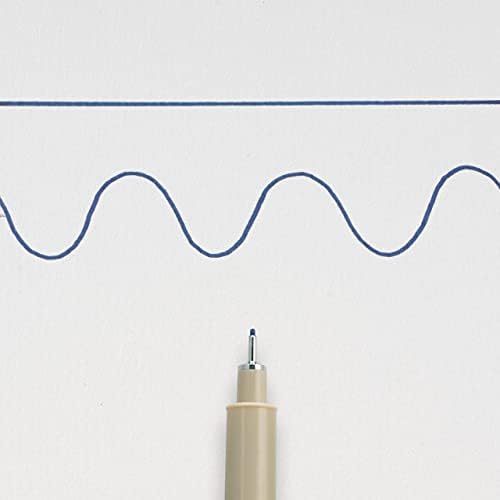 SAKURA PIGMA MICRON 05 FINELINER PEN, 0.45MM LINE WIDTH, PACK OF 2 (Blue Black)