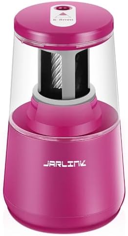 JARLINK Electric Pencil Sharpener, Heavy Duty Helical Blade, Auto Stop