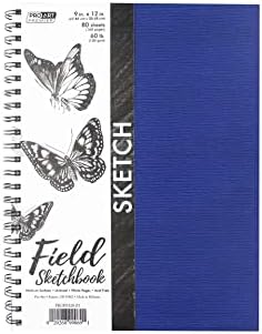 Pro Art Premium Sketch Book 9"x12" 80 Sheets, 60#, Wire, Sketch Book, Sketchbook, Drawing Pad, Pad, Drawing Paper, Art Book, Paper, Sketchbook for