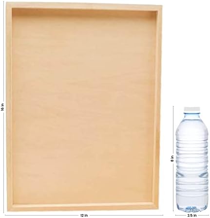 Painting Panels 12 x 16 x 3/4-inch, Pack of 4 Blank Wooden Signs for Crafts, Wood Cradled Panels for Home Decor, by Woodpeckers