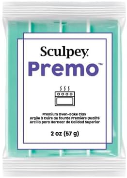 Sculpey Polymer Oven-Bake Clay, Mint Green, Non Toxic, 2 oz. bar