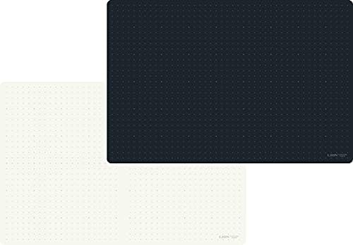 LION Foldable, Portable & Reversible Self-Healing Cutting Mat, 12" x 18", with 1cm Dot Grid, PVC Free, Dark Gray Front & Off-White Back, 1 ea. (FCM-45)