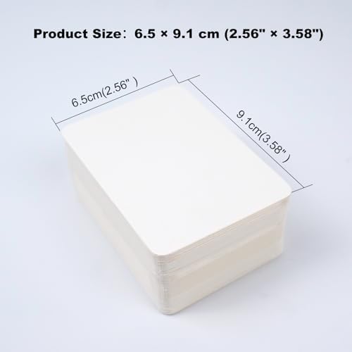 Moriquill 100 Watercolor Paper ATC Cards, 2.56 x 3.58 in, 300gsm