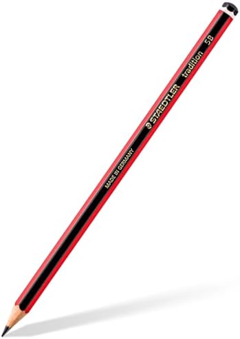 STAEDTLER Tradition Pencil - Drawing, Sketching, & Professional Technical Art Pencils in Envelope Gift Packaging - Pack of 8 (5B)