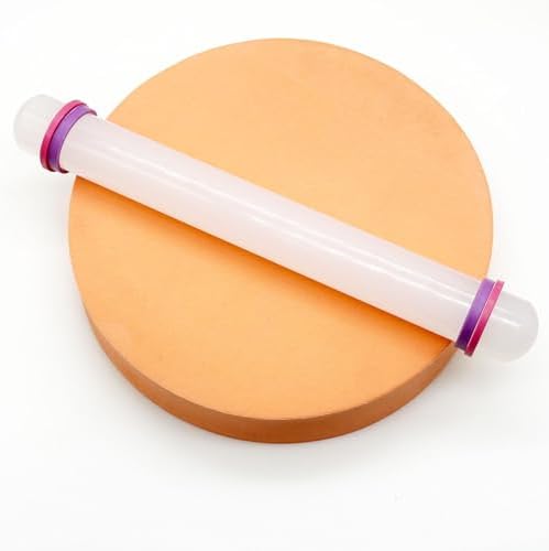 Yayatty 5 PCS Acrylic Clay Roller, Polymer Clay Tools, Plastic Clear Round Tube Roller for DIY Handmade Crafts, Art Supplies