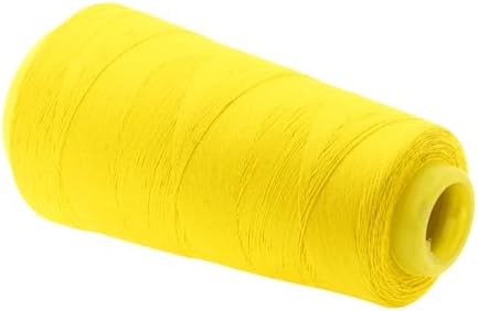 Mandala Crafts Yellow Mercerized Cotton Thread Cones for Sewing Quilting