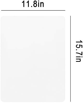 Gartful 3PCS Medium Silicone Mat for Crafts, Resin Jewelry Casting Molds Mat, Placemat, Multipurpose Countertop Protector Pad for Nail Arts, Paints, Epoxy, Resin, Translucent(15.7 x 11.8 inch)