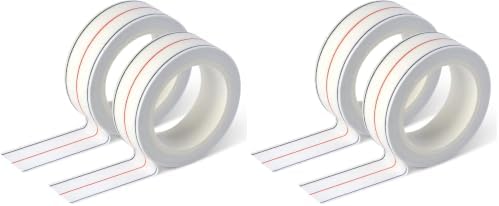 1/4" Seam Diagonal Seam Tapes - 10Yard Each Roll Sewing Basting Tape for Stitching Straight Diagonal Seams Instruction Tool (2Pack) (Pack of 2)