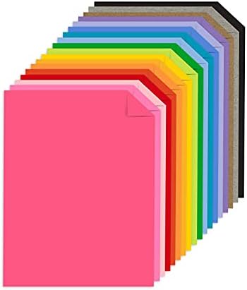 Neenah Astrodesigns Cardstock Pack 8.5"X11" 72/Pkg - 18 Bold & Vivid Colors