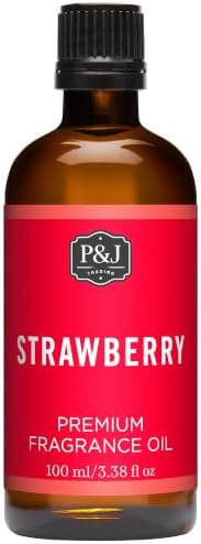 P&J Trading Fragrance Oil | Strawberry Oil 100ml - Candle Scents for Candle Making, Freshie Scents, Soap Making Supplies, Diffuser Oil Scents