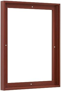 Pixy Canvas Floater Frame 6x18 for 3/4 (0.75) inch Deep Canvas Paintings/Canvas Prints/Wood Canvas Panels/Wall Art/Wall Decor/Home Decor/Artwork (Red Cherry, 6 x 18 inch, Portrait)
