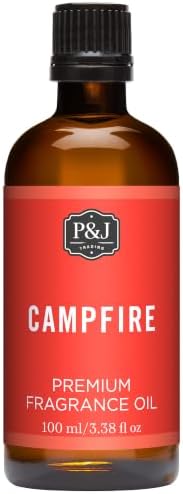 P&J Trading Fragrance Oil | Campfire Oil 100ml - Candle Scents for Candle Making, Freshie Scents, Soap Making Supplies, Diffuser Oil Scents