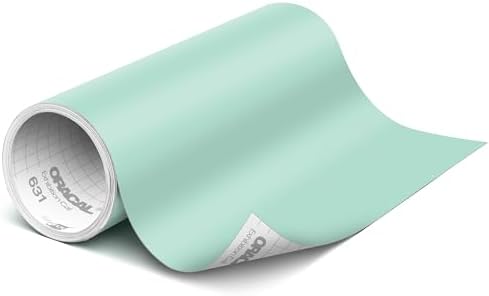 ORACAL 631 Matte Beach House Vinyl Durable Roll Easy to Weed Permanent Adhesive Craft Vinyl for Plotting Machines, Decals & DIY Projects 12” x 15ft + Transfer Tape 12" x 24"