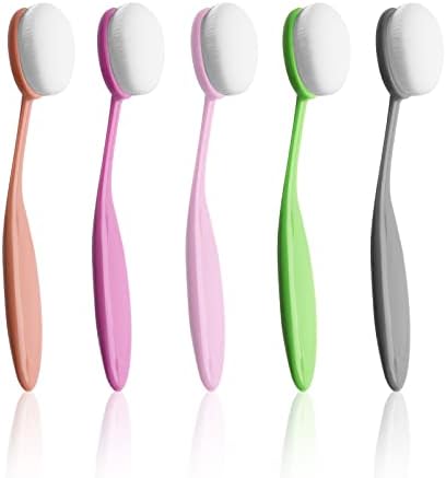 Yoseng 5 Pcs Craft Ink Blending Stencil Brushes with Color Coded Handles