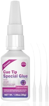 30ml Pool Cue Tip Glue - Quick-Drying Billiard Cue Tip Repair Tool