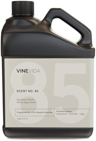 VINEVIDA 128oz Scent No.85 Fragrance Oil for Candle & Soap Making - Natural Candle Scents Made in USA