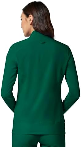 Cherokee iFlex Scrub Jacket for Women 2 Pocket Zip Front