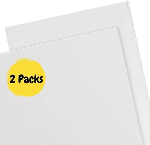 Mr. Pen- Canvas Panels, 2 Pack, 8x10 Inch | Triple Primed for Oil & Acrylic Paints, Canvas Boards for Painting, Painting, Drawing & Art Supplies