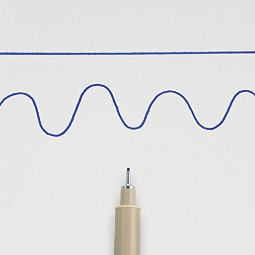 SAKURA PIGMA MICRON 05 FINELINER PEN, 0.45MM LINE WIDTH, PACK OF 2 (Royal Blue)