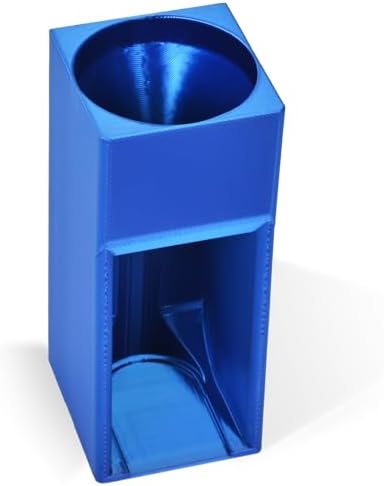 Diamond Painting Organizer,Diamond Painting Drill Funnel for Round Containers,Portable Diamond Art Funnel for Easy Transfer, Diamond Painting Accessories (Silk Jewel Blue)