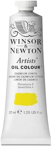 Winsor & Newton Artists' Oil Paint, 37ml Tube, Cadmium Lemon