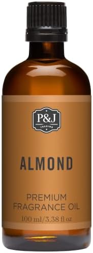 P&J Trading - Almond Scented Oil 100ml - Fragrance Oil for Candle Making, Soap Making, Diffuser Oils