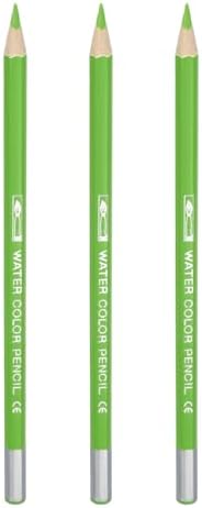 PATIKIL Watercolor Pencils, Fruit Green Color Pencil Set Sketch Coloring Drawing Colored Pencils Bulk Artist Drawing Supplies for Adult Coloring Book Blending, 3 Pcs