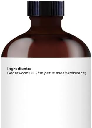 Majestic Pure Essential Oil with Glass Dropper - 100% Pure and Natural - Essential Oils for Diffuser, Aromatherapy, Soap and Candle Making, Cedarwood Essential Oil, Cedarwood Oil, 4 Fl Oz (Pack of 2)