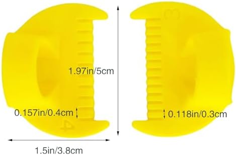4Pcs Edge Stitch Lock and Sewing Gauge,3mm/4mm Edge Sewing Lockranding Tool