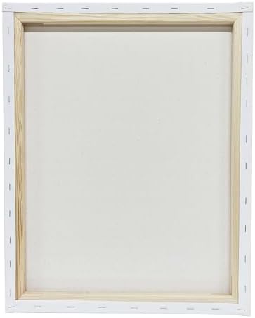 Artist's Loft 5 Count (20 Total) 16” x 20” White Super Value Canvas - Acid Free Cotton Canvas for Paint, Acrylic, & Oils - Bulk 4 Packs