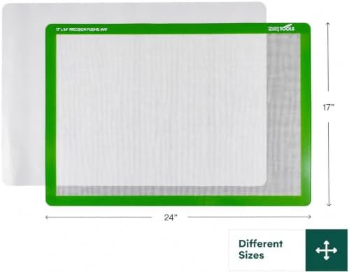 Precision Fusing Mat (17"x24") Silicone Pressing Mat for Appliqué & Collage