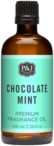 P&J Trading - Chocolate Mint Scented Oil 100ml - Fragrance Oil for Candle Making, Soap Making, Diffuser Oil